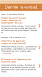Mobile Screenshot of denmesololaverdad.blogspot.com
