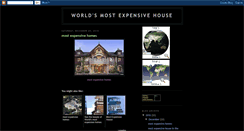 Desktop Screenshot of expensive-house.blogspot.com