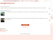 Tablet Screenshot of musikelbinomiodeoro.blogspot.com