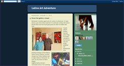 Desktop Screenshot of latinoartadventure.blogspot.com
