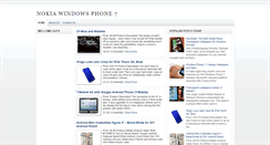 Desktop Screenshot of nokiawindowsphone7.blogspot.com