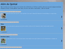 Tablet Screenshot of alemdoquintal.blogspot.com