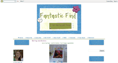 Desktop Screenshot of fantasticfind.blogspot.com