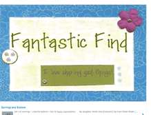 Tablet Screenshot of fantasticfind.blogspot.com