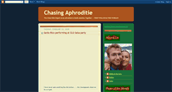 Desktop Screenshot of chasingaphroditie.blogspot.com