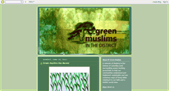 Desktop Screenshot of dcgreenmuslims.blogspot.com