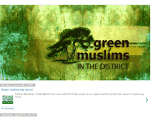 Tablet Screenshot of dcgreenmuslims.blogspot.com