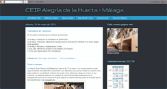 Desktop Screenshot of colegioalegriadelahuerta.blogspot.com