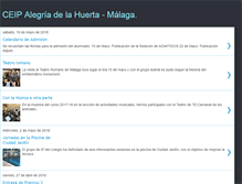 Tablet Screenshot of colegioalegriadelahuerta.blogspot.com