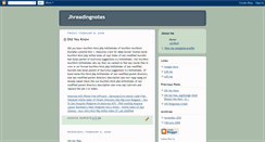 Desktop Screenshot of jhreadingnotes.blogspot.com