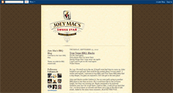 Desktop Screenshot of joeymacbbq.blogspot.com