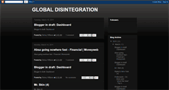 Desktop Screenshot of globaldisintegration.blogspot.com
