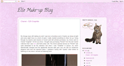 Desktop Screenshot of ellemakeupblog.blogspot.com