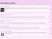 Tablet Screenshot of ellemakeupblog.blogspot.com