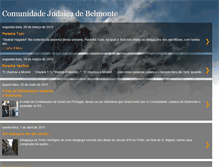 Tablet Screenshot of comunidadejudaicabelmonte.blogspot.com