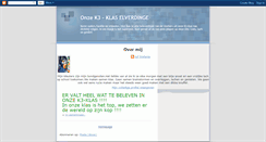 Desktop Screenshot of k3klas.blogspot.com