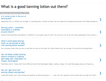 Tablet Screenshot of good-tanning-lotion.blogspot.com