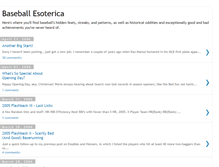 Tablet Screenshot of baseballesoterica.blogspot.com