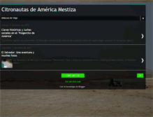 Tablet Screenshot of citronautasdeamericamestiza.blogspot.com