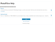 Tablet Screenshot of photofiltre-help.blogspot.com