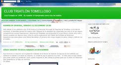 Desktop Screenshot of clubtriatlontomelloso.blogspot.com