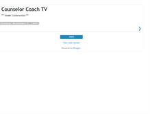 Tablet Screenshot of counselorcoach.blogspot.com