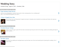 Tablet Screenshot of christineandgregswedding.blogspot.com