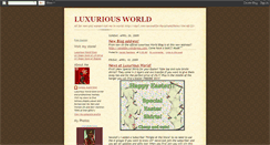 Desktop Screenshot of luxuriousworldstore.blogspot.com