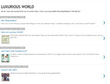 Tablet Screenshot of luxuriousworldstore.blogspot.com