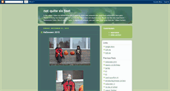 Desktop Screenshot of notquitesixfeet.blogspot.com