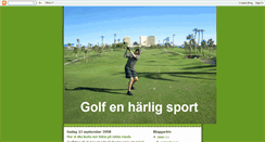 Desktop Screenshot of golftouren.blogspot.com