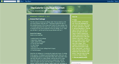 Desktop Screenshot of calorieconsciousgourmet.blogspot.com