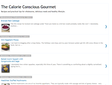 Tablet Screenshot of calorieconsciousgourmet.blogspot.com