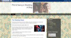 Desktop Screenshot of philandnancyswedding.blogspot.com