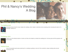 Tablet Screenshot of philandnancyswedding.blogspot.com