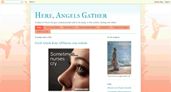 Desktop Screenshot of hereangelsgather.blogspot.com