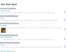 Tablet Screenshot of akarockband.blogspot.com