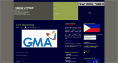 Desktop Screenshot of kapuso-overload.blogspot.com