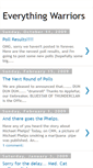 Mobile Screenshot of everything-warriors.blogspot.com