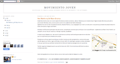 Desktop Screenshot of movimientojoven2010.blogspot.com