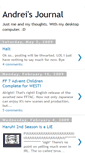 Mobile Screenshot of andreijournal.blogspot.com