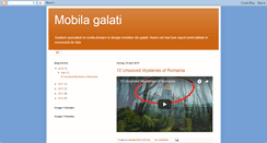 Desktop Screenshot of mobila-galati.blogspot.com