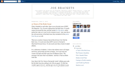 Desktop Screenshot of joebrackets.blogspot.com