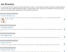 Tablet Screenshot of joebrackets.blogspot.com