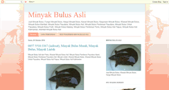 Desktop Screenshot of khasiatminyakbulusasli.blogspot.com