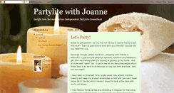 Desktop Screenshot of partylitewithjoanne.blogspot.com