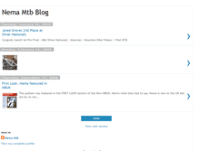 Tablet Screenshot of nemamtb.blogspot.com