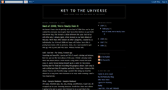 Desktop Screenshot of keytotheuniverse.blogspot.com