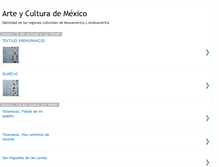 Tablet Screenshot of culturayartedemexico.blogspot.com