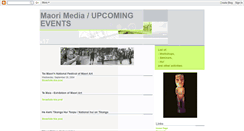 Desktop Screenshot of maorimediaevents.blogspot.com
